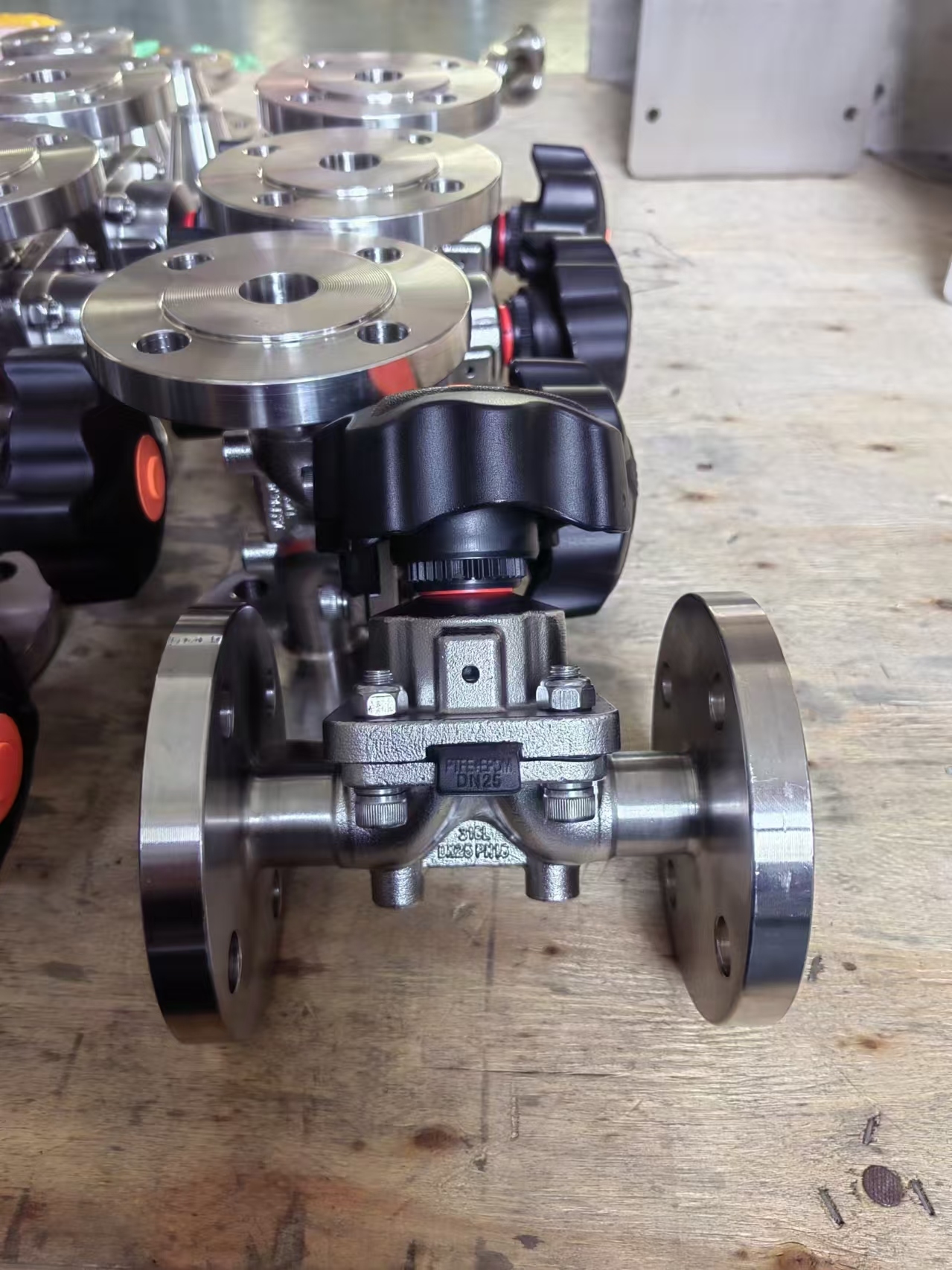 取样装置配套法兰式不锈钢隔膜阀