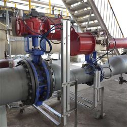 D643法兰式气动硬密封蝶阀