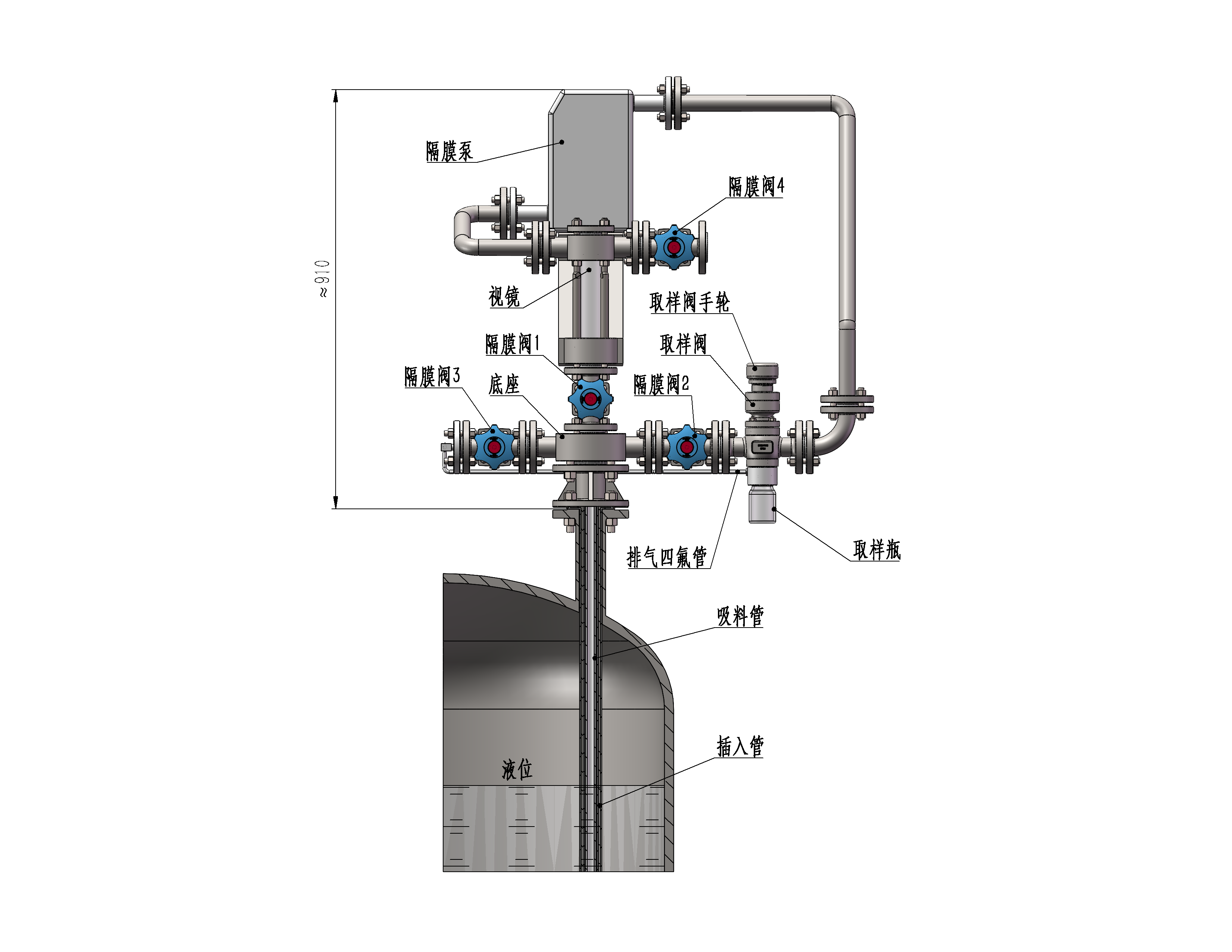 自循环取样装置