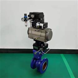 NKRVQ511气动V型调节球阀