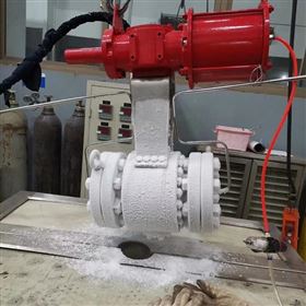 低温型加长颈气动球阀