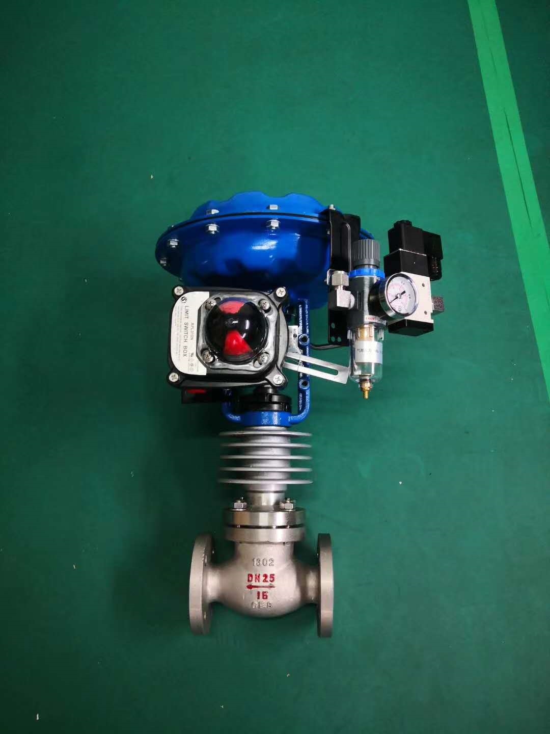 非标定制高温零泄露气动切断阀