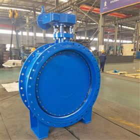 双偏心手动法兰式蝶阀