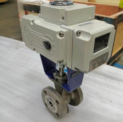 电动V型调节球阀