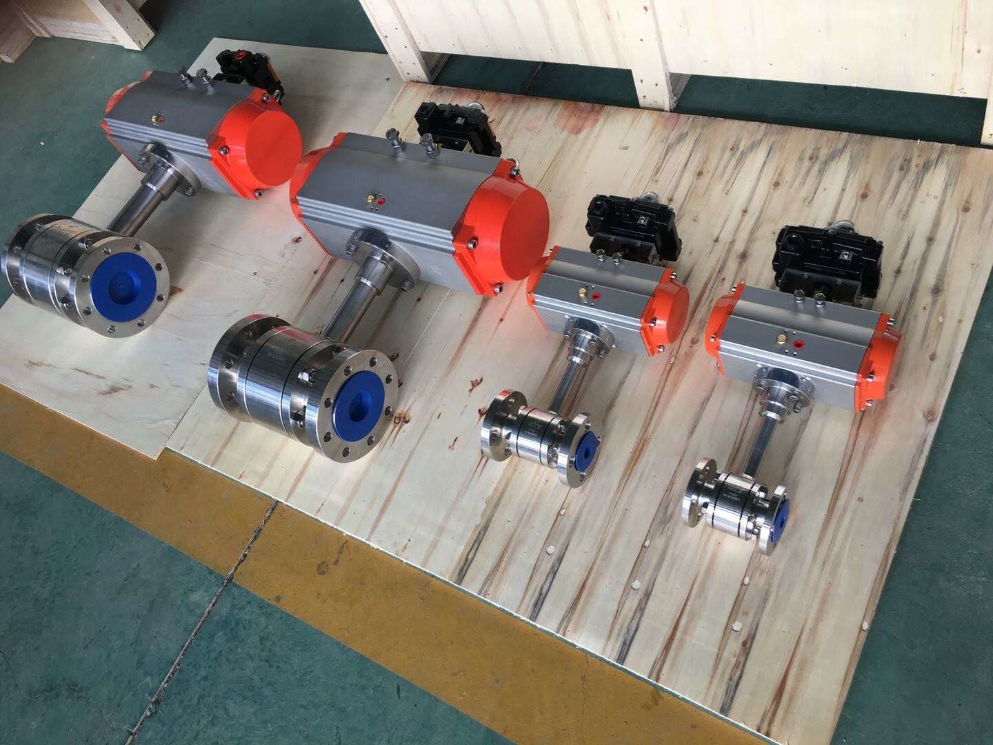 低温型加长颈气动球阀