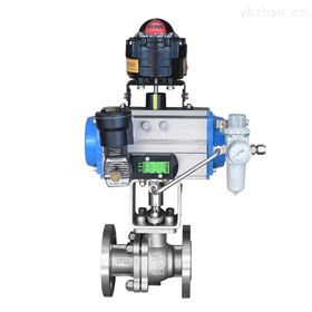 气动O型切断球阀